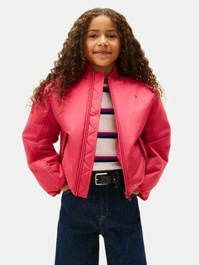 Tommy Hilfiger Tommy Hilfiger Bomber dzseki KG0KG08927 Rózsaszín Regular Fit