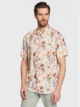 Guess Guess Koszula M3GH76 WD4Z2 Beżowy Slim Fit