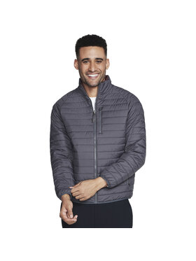 Skechers Skechers Giacca di transizione Skechers GO Shield Altitude Reversible Jacket Grigio Regular Fit