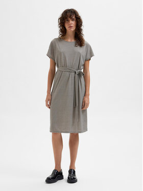 Selected Femme Selected Femme Haljina 16084764 Bež Loose Fit