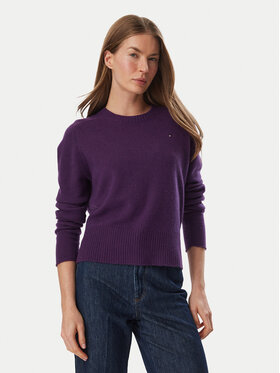 Tommy Hilfiger Tommy Hilfiger Pulover WW0WW51432 Violet Regular Fit