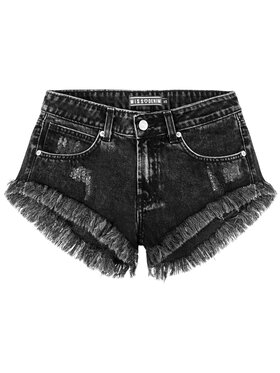MissDenim MissDenim Szorty jeansowe Low Waist Szary Regular Fit