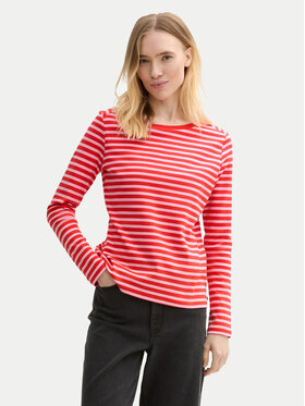 Tom Tailor Denim Tom Tailor Denim Bluse 1043085 Rot Regular Fit