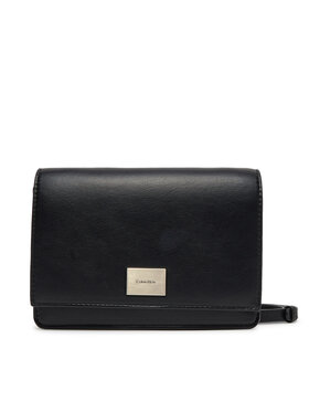 Calvin Klein Calvin Klein Torebka Hardware Flap Crossbody K60K612967 Czarny