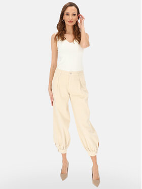 L’AF L’AF Jeansy Hera Beżowy Wide Leg
