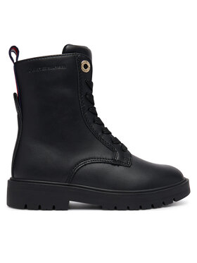 Tommy Hilfiger Tommy Hilfiger Зимни обувки T3A5-35157-1355 M Черен