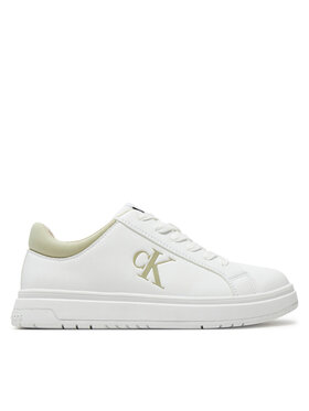 Calvin Klein Jeans Calvin Klein Jeans Sneakersy Low Cut Lace-Up Sneaker V3X9-81058-1464 S Bílá