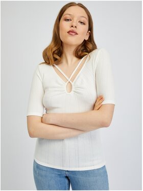 Orsay Orsay Koszula 155068001000__XS Biały Regular Fit