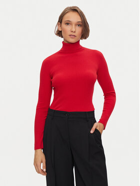 Kontatto Kontatto Rolák 3M0117 Červená Slim Fit