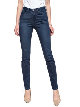 Lee Lee Jeansy SCARLETT HIGH Niebieski Skinny Fit