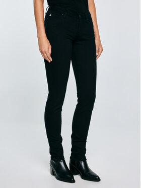 BIG STAR BIG STAR Jeansy KATRINA Czarny Slim Fit