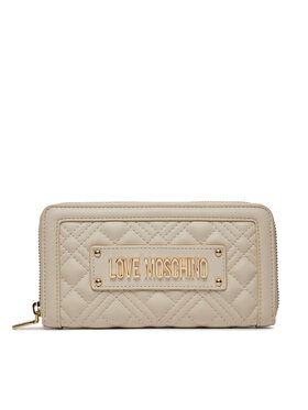 LOVE MOSCHINO LOVE MOSCHINO Duży Portfel Damski JC5600PP1ILA0110 Beżowy