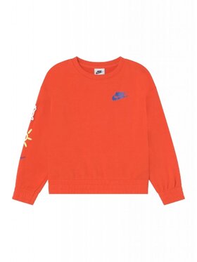 Nike Nike Felpa 956mzzrntkwlx Rosso Regular Fit