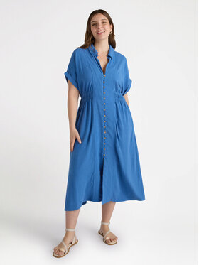 Fiorella Rubino Fiorella Rubino Vestito 7010T001647N024 Blu A-Line Fit