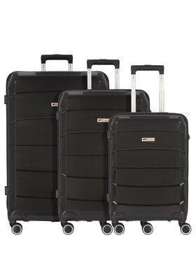 cocoono cocoono Komplet walizek 281640 Czarny