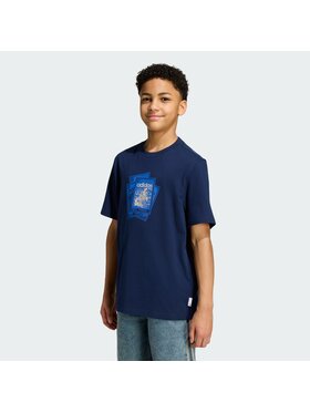 adidas adidas T-Shirt 165597 Niebieski jasny Loose Fit