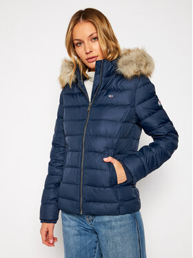 Tommy Jeans Tommy Jeans Vatovaná bunda Basic DW0DW08588 Tmavomodrá Regular Fit