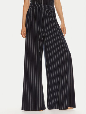 NORMA KAMALI NORMA KAMALI Kalhoty z materiálu KK1247PL212642 Tmavomodrá Relaxed Fit