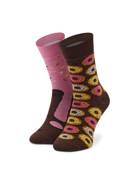 Zooksy Zooksy Skarpety wysokie unisex Mixtury Donuts Kolorowy