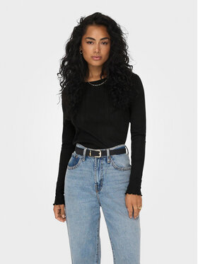 ONLY ONLY Blúz Carlotta 15291987 Fekete Regular Fit