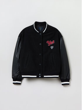OVS OVS Bomber 1817850 Crna Regular Fit