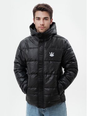 Jigga Wear Jigga Wear Kurtka puchowa Kurtka Puchowa Męska Czarna Jigga Wear Classic Quilted XXL Czarny Regular Fit