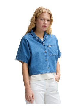 Lee Lee Koszula jeansowa 112378744 Niebieski Relaxed Fit