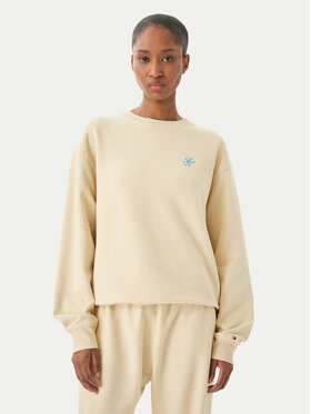 Tommy Hilfiger Tommy Hilfiger Суитшърт Logo Embroidery WW0WW48724 Светлобежов Relaxed Fit