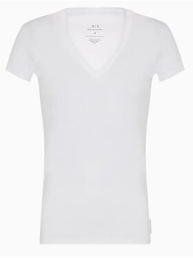 Armani Exchange Armani Exchange Tričko 8NYTDH YJ16Z 1000 Biela Regular Fit