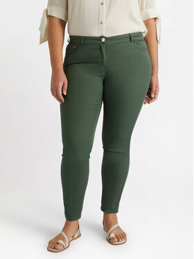 Fiorella Rubino Fiorella Rubino Pantaloni di tessuto P714T004796N015 Verde Skin Fit