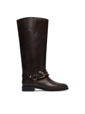 PINKO PINKO Jojikų batai Cheval 01 SD0583P001 Tamsiai ruda