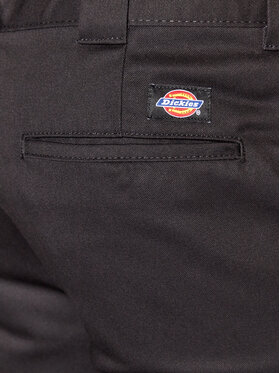 Dickies Hlače Iz Tkanine Work DK0A4XK9BLK Črna Slim Fit