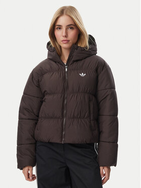 adidas adidas Talvejope KR9559 Tumepruun Loose Fit