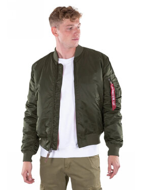 Alpha Industries Alpha Industries Bundy bomber AI.191118-257-5XL Zelená Vintage Fit