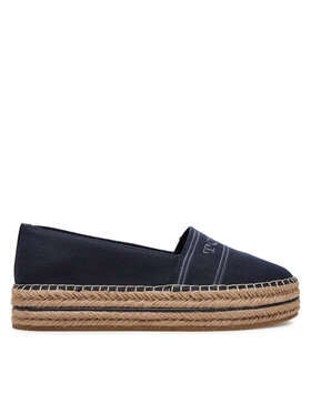 Tommy Hilfiger Tommy Hilfiger Еспадрили Denim Platform Espadrille FW0FW08543 Тъмносин
