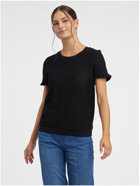 Orsay Orsay Koszula 155071660000__M Czarny Regular Fit