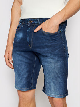 Pepe Jeans Pepe Jeans Szorty jeansowe Stanley PM800854 Granatowy Taper Fit