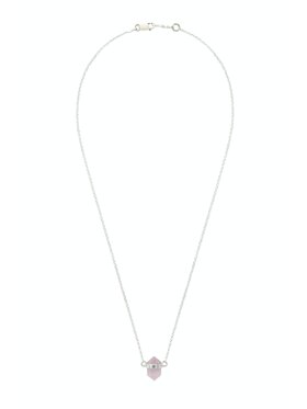 IZABELLA BUDRYN JEWELLERY IZABELLA BUDRYN JEWELLERY Choker z różowym kwarcem Srebrny