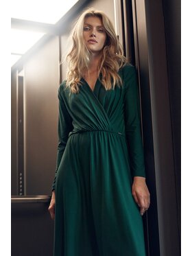 FIGL FIGL Sukienka M705 Zielony Regular Fit