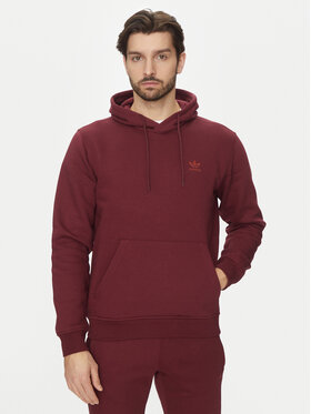 adidas adidas Світшот Trefoil Essentials JD2403 Бордовий Regular Fit