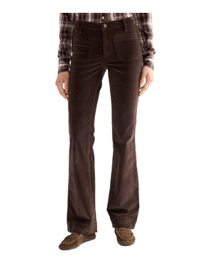 Wrangler Wrangler Spodnie materiałowe 112386750 Brązowy Regular Fit