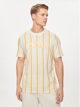 Puma Puma Marškinėliai Squad 678973 Écru Regular Fit