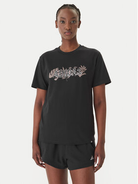 adidas adidas Тишърт Animal Graphic KB7147 Черен Regular Fit