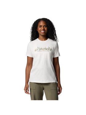 Columbia Columbia T-Shirt Columbia Boundless Beauty Logo SS Tee Beżowy Regular Fit