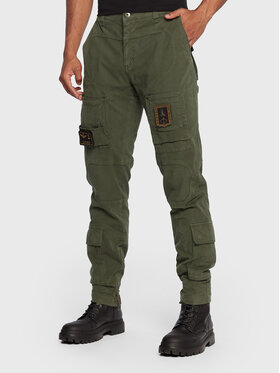 Aeronautica Militare Aeronautica Militare Pantaloni di tessuto 222PA939CT83 Verde Regular Fit