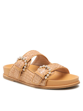 Stuart Weitzman Stuart Weitzman Papucs Piper Slide Sandal SA803 Barna