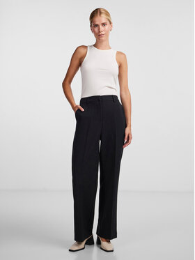 YAS YAS Pantaloni di tessuto 26030711 Nero Regular Fit