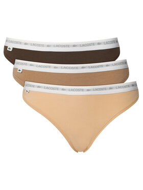 Lacoste Lacoste Set di mutandine 8F1338 Beige chiaro