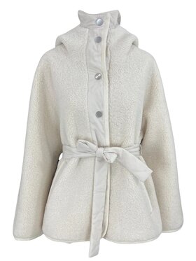 PINKO PINKO Παλτό Capperi caban similmontone Λευκό Regular Fit