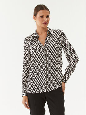 Elisabetta Franchi Elisabetta Franchi Marškiniai CA-024-36E2-V350 Balta Regular Fit